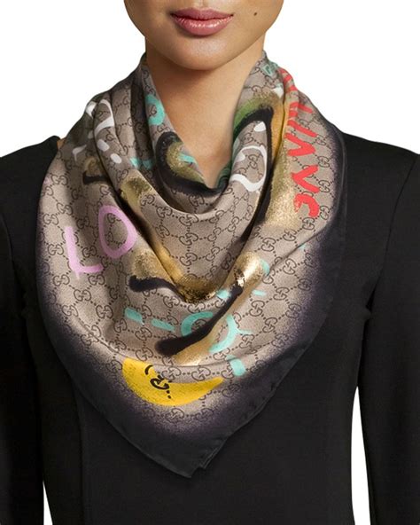 gucci foulard cavallino|gucci silk scarf sale.